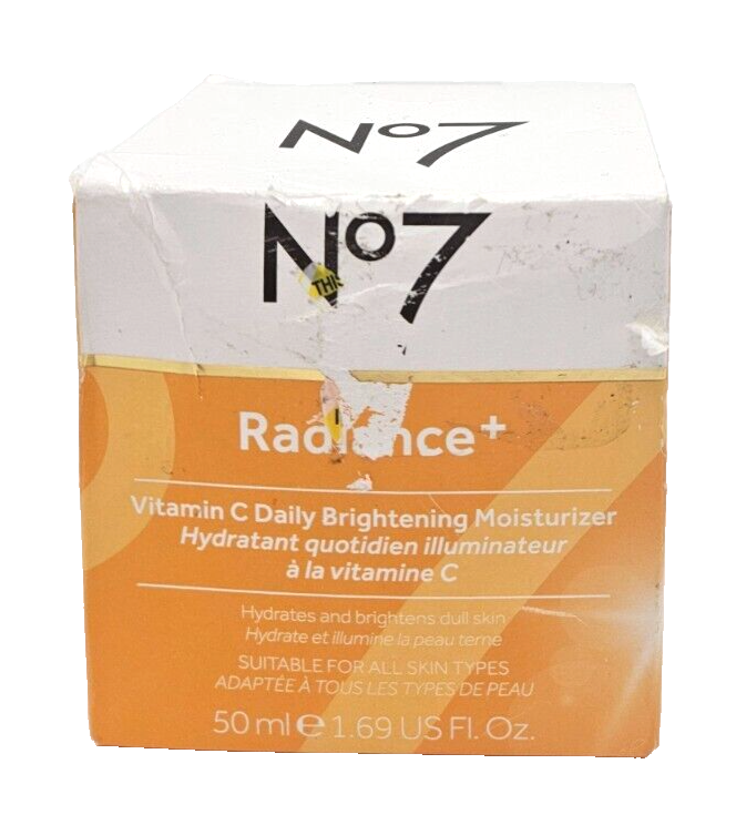 No7 Radiance+ Vitamin C Daily Brightening Moisturizer 1.69 fl oz