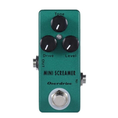 Mini Screamer Guitar Effects Pedal Overdrive Distortion Based On TS9 True bypass