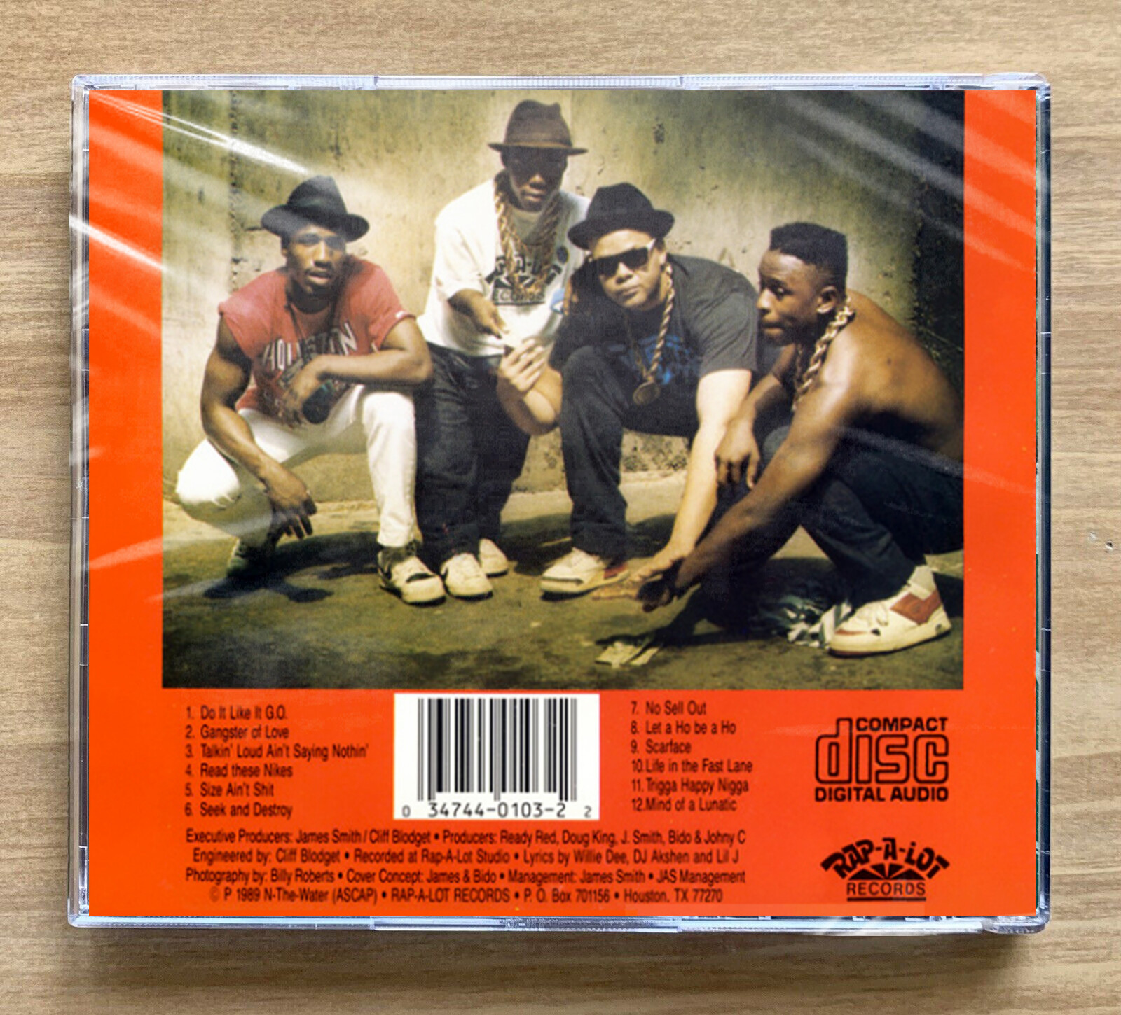 Ghetto Boys – Grip It! On That Other Level (1989) Rap-A-Lot Records – RAP-103-2