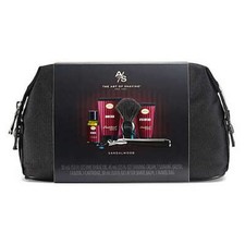 The Art Of Shaving Men's 6 Pc Travel Kit w/5 blade Morris Park Razor Sandalwood