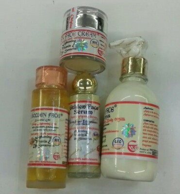 golden face beauty milk cream