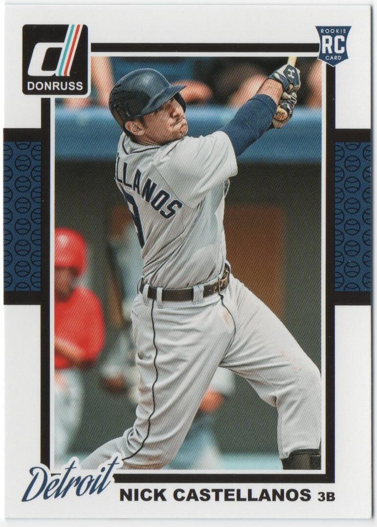 Nick Castellanos 2014 PANINI DONRUSS BASEBALL Base RC #295 Tigers
