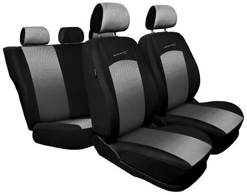 Car seat covers fit Ford Probe - full set silver / black sport style - Picture 3 of 5