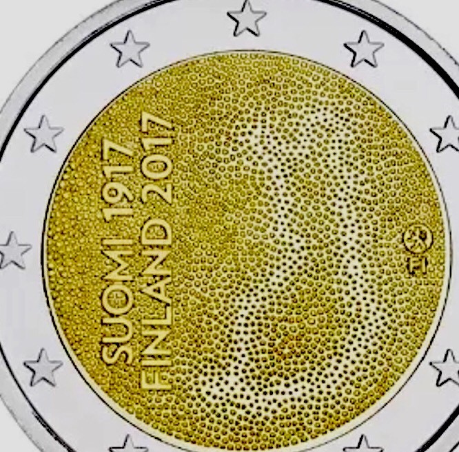 Finland 🇫🇮 Pièce 2€ Euro 2017 Commémorative 100 ans Indépendance UNC