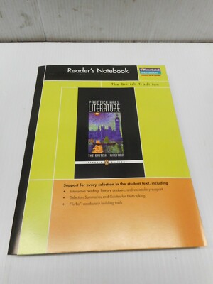 Prentice Hall Reader's Notebook The British Tradition Grade 12 Paperback New