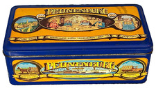 Peijnenburg Bakery Vintage 11" Inch Long Bread Tin Made In Italy Holland Dutch
