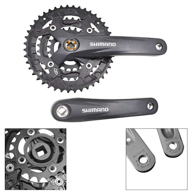 Prowheel Mountain Bike Crank 30//32//34//36//38T Sprocket 104BCD MTB Crankset Set