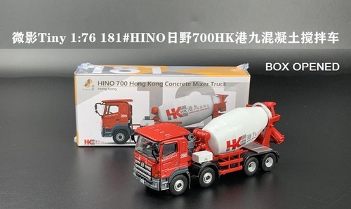 1/76 TINY 181 HINO mixer truck ,oxford low-body trailer,1/87 dump - Picture 19 of 22