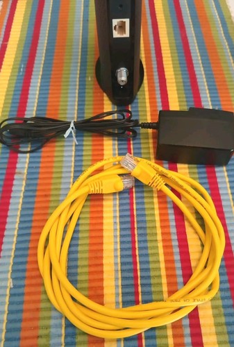 TP-LINK Modem Model TC-7610 DOCSIS 3.0 w/Power Supply, Coax & LAN Cables - Picture 5 of 6