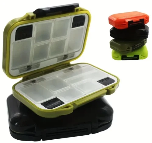 1x Fishing Lure Bait Tackle 2 Layer Storage Box Case Waterproof Compartments NEW - Picture 9 of 150