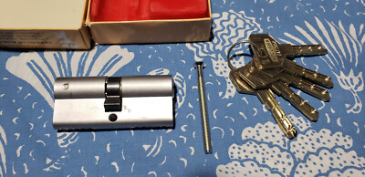 EZCURRA DS-10 High Security Euro Cylinder Dimple Key Lock Locksport Old Stock #1