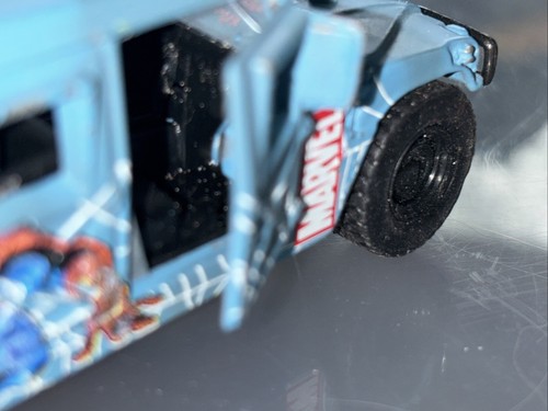 Marvel Amazing Spiderman Diecast Hummer Pull Back 4" Car - Picture 9 of 12