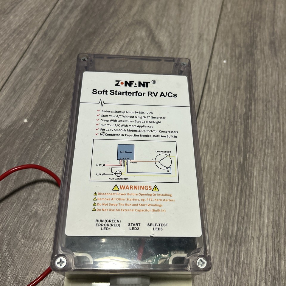 Soft Start For RV Air Conditioner With a Small Generator RV A/C Starter