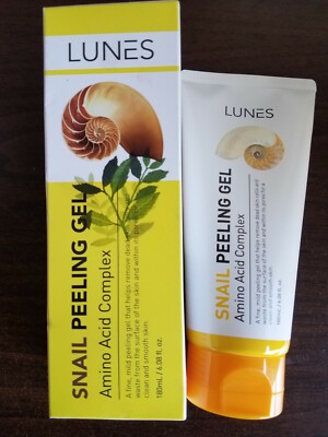 LUNES SNAIL PEELING GEL AMINOACID COMPLEX HELPS REMOVE DEAD SKIN 6.08 FL OZ  180