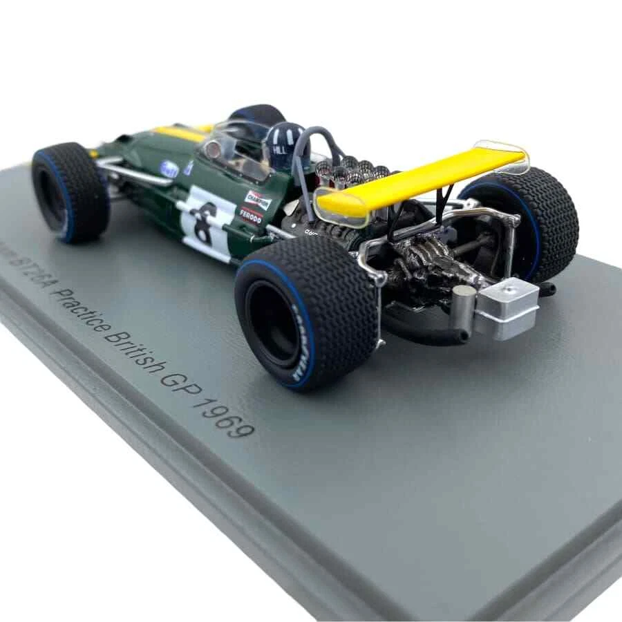 Modellino F1 Spark Model 1/43 Brabham BT26A Practice British GP 1969 #8 G. Hill - Immagine 3 di 4