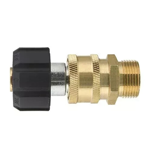 Pressure Washer Adapter Set Quick Connect Kit Metric M22 15mm Female to M22 M... - Picture 3 of 5