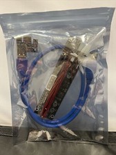 PCI-E 1x to 16x Powered USB3.0 GPU Riser Extender Adapter Card Board Cable