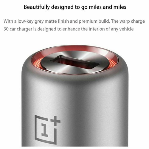NEUF OnePlus Warp Charge 30 Voiture Chargeur rapide pour OnePlus 8 Pro Nord 7 7T Pro 6T - Photo 7 sur 14