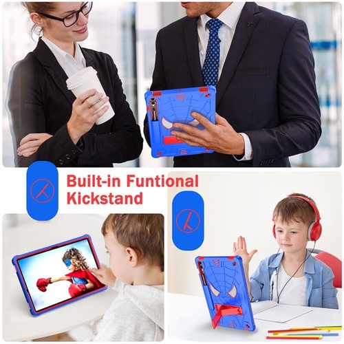 Kids Heavy Duty Case Armor Stand Cover For Samsung GalaxyTab S9 FE+ 11" 12.4" - 第 32/50 張圖片