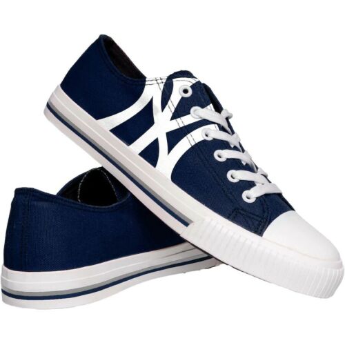 New York Yankees Low Top Big Logo Canvas Shoes SIZE 9