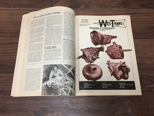 Revista Motor in Canada Western Canada's Automotive Publication junio 1973 - Imagen 16 de 24