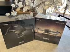 2 New Sealed YOMI 4K Camera Drones LF620 & Brushless Drone Bundle RC Quadcopter