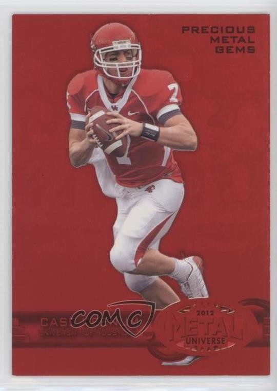 2012 Fleer Retro 1997-98 Metal Red PMG 38/100 Case Keenum #M-53 Rookie RC 1s6