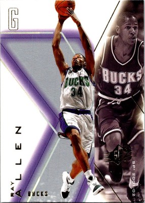 2001-02 SPx #49 Ray Allen basketball card 6FFFF