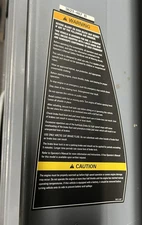 3621-487 Arctic Cat English Warning Decal NEW OEM