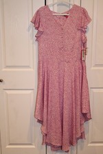 Vince Camuto V-Neck Button Down Maxi Dress size Large