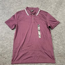 BANANA REPUBLIC FACTORY Luxe Touch Polo Men's Size S Midnight Lily