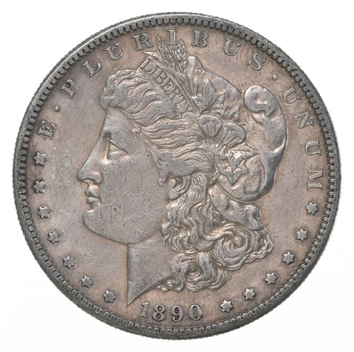 XF 1890-S Morgan Silver Dollar (1 coin) *0907