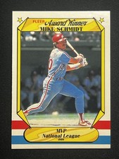 1987 Fleer Award Winners #36 Mike Schmidt