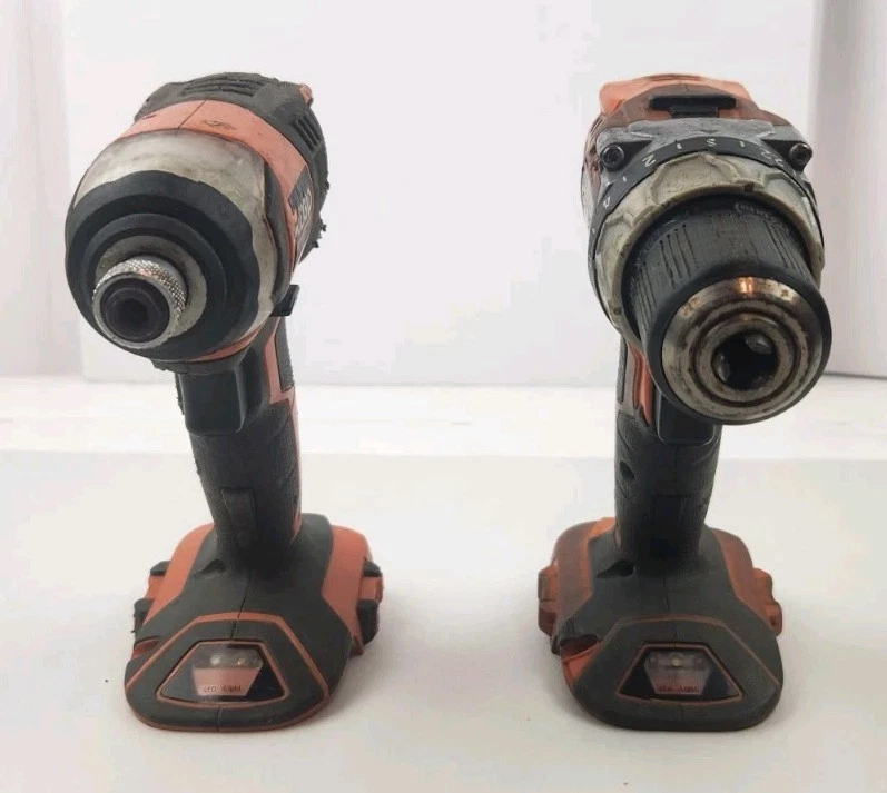 Ridgid R86008 1/2" Drill R86034 1/4" Impact 18V Combo Set Tool Only - Image 2 of 4