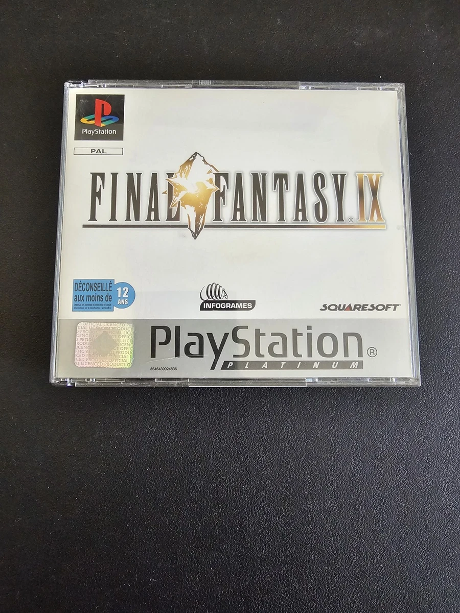 TBE - FF9 Final Fantasy 9 FFIV - PS1 / PSX PlayStation PAL Fr français - Fantaisy - Jeux vidéo