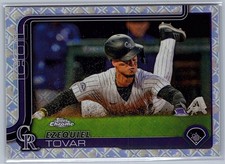 2025 Topps Chrome Logofractor Edition Ezequiel Tovar #154 Colorado Rockies