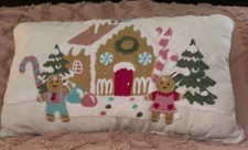 Gingerbread house boy girl Decor Pillow