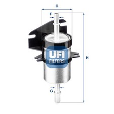 UFI Kraftstofffilter 31.740.00 Filtereinsatz für STRADA PALIO 600 FIAT SEICENTO