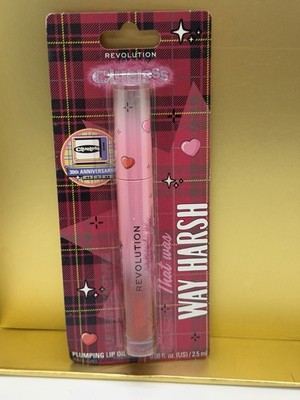 Revolution Beauty London Clueless Matchmaker Plumping Lip Oil Pink Travel 2.5mL