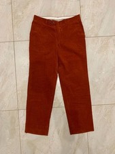 Men Oscar Trousers Orange Velvet 33 / L / 48