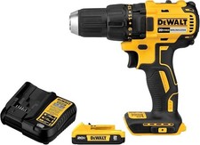 DEWALT 20V MAX Cordless Drill Driver Set, 1/2 Inch Electric Drill, 2 Speed, XR 2
