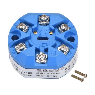 PT100 Temperature Sensor Transmitter 24V DC 0-10V 0  to 100 