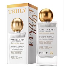 TRULY Vanilla Baby Luxury Body Oil 3.1 fl oz 90 ml NIB 