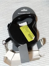 Pet Champion Retractable Dog Leash 16 ft Black Up to 40 lbs, New Damaged Box