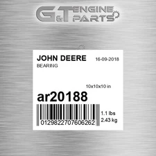 AR20188 BEARING fits JOHN DEERE (Surplus Open Box)