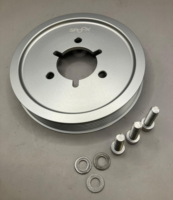 Spoox Citroen C2 VTS TU5JP4 Billet Alloy Bottom Pulley - Silver
