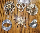 #16 Emmons Brooch, Jewelry Lot, Vintage To Modern Costume