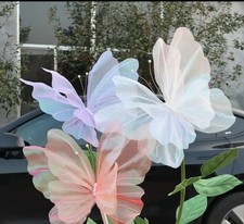 Butterfly 3D Festival Decoration Large Hanging Gauze Fake Butterfly