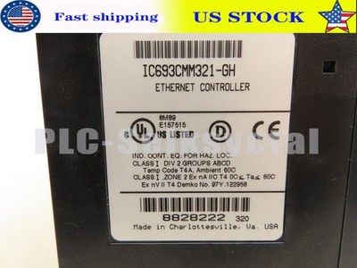 GE Fanuc IC693CMM321-GH PLC Ethernet Controller Module CMM321 Interface