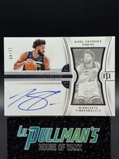 2023 National Treasures National Archives Ink Karl Anthony Towns Auto 10/49